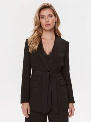 Boss Marynarka Jikela 1 50500794 Czarny Oversize. Czarne marynarki i żakiety damskie Boss, bez wzorów, z syntetyku. Za 1,749.00 zł.