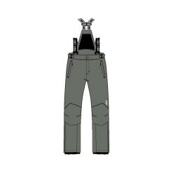 Spodnie narciarskie męskie CMP 3W17397N. Białe spodnie materiałowe męskie CMP, bez wzorów, z elastanu, sportowe. Za 369.99 zł.