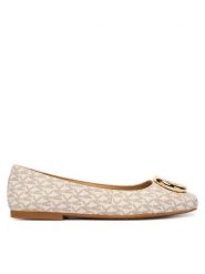 MICHAEL Michael Kors Baleriny Milan Flex Ballet 40F5MLFP1B Écru. Baleriny damskie MICHAEL Michael Kors, bez wzorów, ze skóry, bez obcasa. Za 659.99 zł.