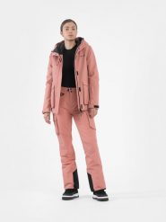 4F Spodnie snowboardowe membrana 10 000 damskie XL. Brązowe spodnie materiałowe damskie 4f, bez wzorów. Za 499.99 zł.
