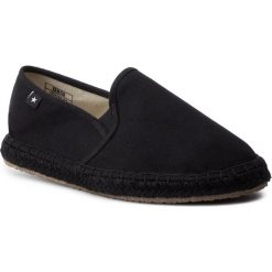 Espadryle BIG STAR - DD274A137 Black. Czarne espadryle damskie Big Star, bez wzorów, z materiału, bez obcasa. W wyprzedaży za 89.00 zł.