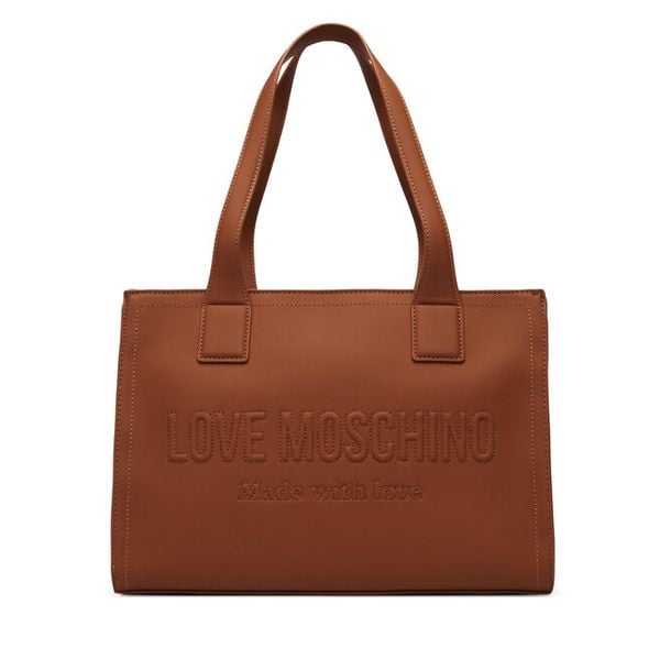 Torebka LOVE MOSCHINO. Brązowe torebki klasyczne damskie Love Moschino, bez wzorów, bez dodatków. Za 939.99 zł.