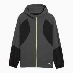 Kurtka do biegania męska PUMA Run Ultraweave Hooded. Szare kurtki treningowe męskie Puma, m, bez wzorów, do biegania. Za 309.99 zł.