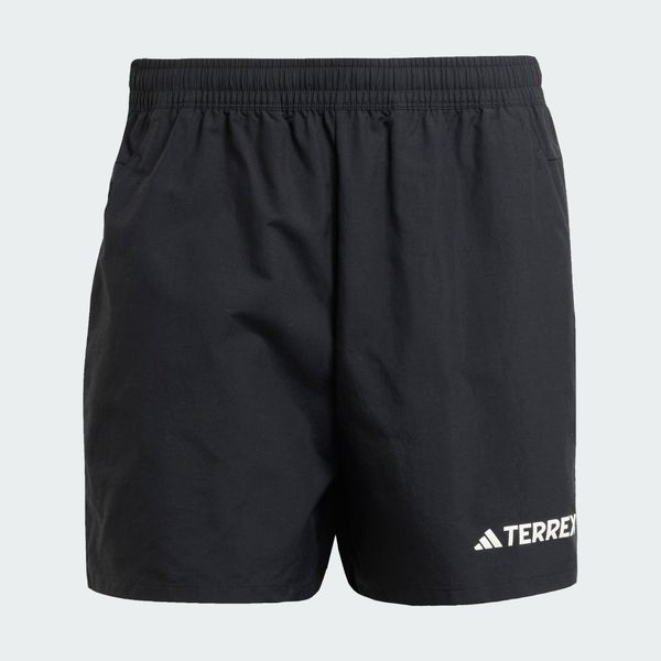 Szorty Terrex Multi. Czarne szorty męskie Adidas, bez kołnierzyka. Za 219.00 zł.