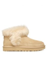 Ugg Śniegowce W Classic Ultra Mini Chalet 1173832 Beżowy. Brązowe śniegowce damskie Ugg, ze skóry. Za 789.99 zł.