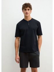 Marc O´Polo Bodywear Koszulka piżamowa w kolorze czarnym rozmiar: XL. Czarne koszulki polo męskie xl, bez wzorów, bez ramiączek. Za 91.95 zł.