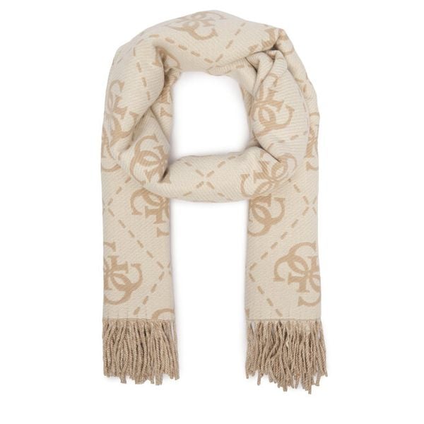 Szalik Guess. Brązowe szaliki i kominy damskie Guess, z aplikacjami. Za 234.99 zł.