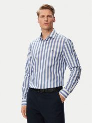 Tommy Hilfiger Koszula MW0MW43757 Niebieski Regular Fit. Niebieskie koszule męskie Tommy Hilfiger, m, bez wzorów, z bawełny, bez kołnierzyka, bez ramiączek. Za 329.99 zł.