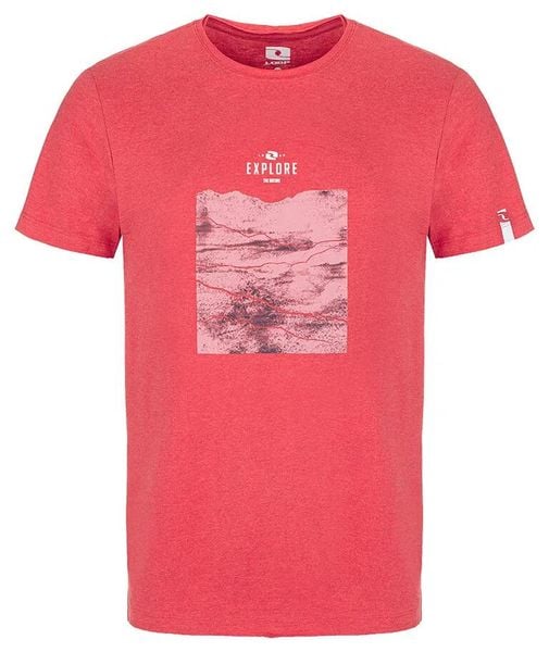 T-shirt męski Loap Belk różowy 2XL. Czerwone t-shirty męskie ÀLG, m, bez wzorów, z bawełny, bez kołnierzyka. Za 130.99 zł.