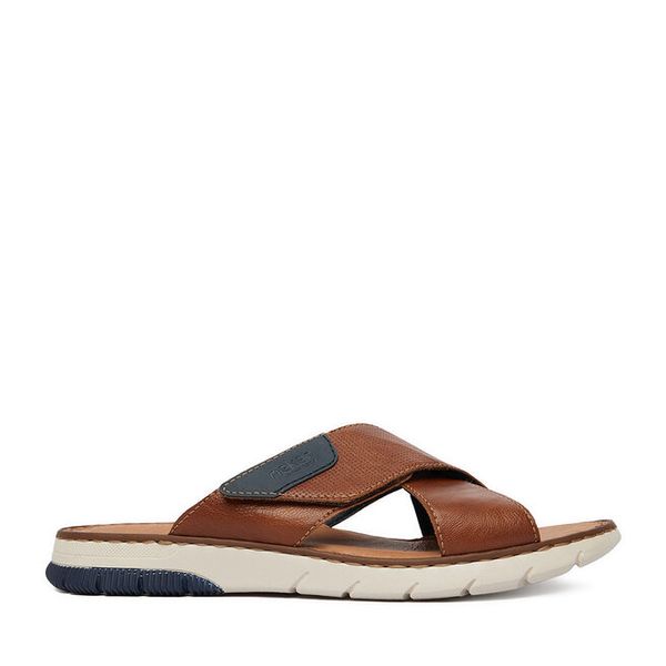 Klapki Rieker. Brązowe klapki i japonki męskie Rieker. Za 299.99 zł.