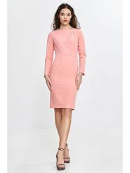 Nife Sukienka w kolorze łososiowym rozmiar: 40. Pomarańczowe sukienki damskie Nife, na imprezę, bez wzorów, bez kołnierzyka, bez ramiączek, midi. Za 149.66 zł.