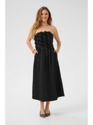 CULTURE Sukienka w kolorze czarnym rozmiar: S. Czarne sukienki damskie Culture, na co dzień, s, z aplikacjami, bez kołnierzyka, bez ramiączek, maxi, proste. Za 208.99 zł.