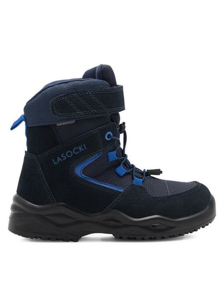 Lasocki Young Śniegowce CP91-21916N(IV)CH Niebieski. Niebieskie buty zimowe chłopięce Lasocki Young, z materiału. Za 199.99 zł.