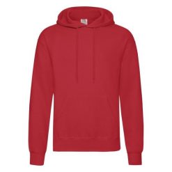 Męska Klasyczna Bluza Z Kapturem. Czerwone bluzy z kapturem męskie Fruit of the Loom, l. Za 81.99 zł.