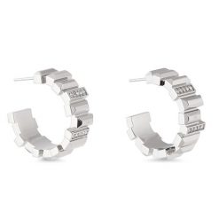 Kolczyki Calvin Klein. Szare kolczyki damskie CALVIN KLEIN, srebrne. Za 249.99 zł.