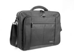 Torba Natec Boxer 17.3'' czarny. Czarne torby na laptopa damskie Natec, bez wzorów, z materiału. Za 149.90 zł.
