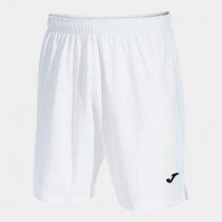 Szorty Joma Eurocopa III. Białe szorty męskie Joma, z materiału, bez kołnierzyka. Za 59.89 zł.
