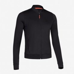 Bluza do biegania damska Kiprun Run 100 Dry. Czarne bluzy bez kaptura damskie KALENJI, l, z materiału. Za 89.99 zł.