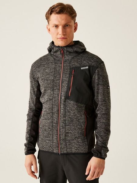 Regatta Kurtka polarowa "Alven" w kolorze antracytowym rozmiar: XL. Czarne kurtki męskie Regatta, xl, bez wzorów, z polaru, bez kaptura. Za 122.09 zł.