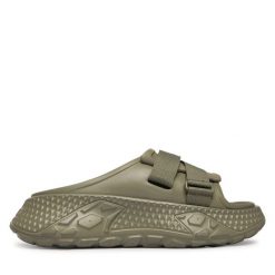 Klapki Palladium. Szare klapki damskie Palladium, bez wzorów, bez obcasa. Za 329.99 zł.