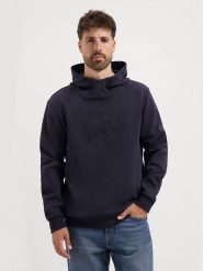 TRAVELIN' Bluza w kolorze granatowym rozmiar: XL. Niebieskie bluzy z kapturem męskie Travelin', xl. Za 195.99 zł.