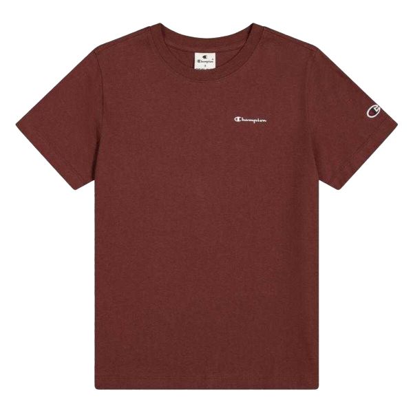 T-shirt Damski Logo. Brązowe t-shirty damskie CHAMPION, bez wzorów, bez kołnierzyka. Za 143.99 zł.