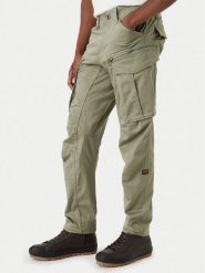 G-Star Raw Spodnie materiałowe Rovic D02190-5126 Zielony Tapered Fit. Zielone spodnie materiałowe męskie G-Star Raw, bez wzorów, z bawełny, retro. Za 364.99 zł.
