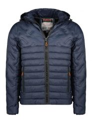 Geographical Norway Kurtka pikowana "Burator" w kolorze granatowym rozmiar: S. Niebieskie kurtki męskie Geographical Norway, s, bez wzorów, bez kaptura. Za 220.12 zł.