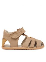 Primigi Sandały 1414000 Brązowy. Brązowe sandały chłopięce Primigi, z nubiku, bez zapięcia. Za 259.99 zł.