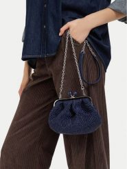 Weekend Max Mara Torebka Pasticcino 2615511115650 Granatowy. Niebieskie torebki klasyczne damskie Weekend Max Mara, bez wzorów, z syntetyku, bez dodatków. Za 1,159.00 zł.