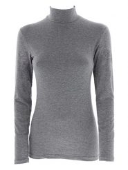 COTONELLA Koszulka w kolorze szarym rozmiar: XL. Szare bluzki damskie Cotonella, xl, bez wzorów, bez kołnierzyka, bez ramiączek. Za 43.99 zł.