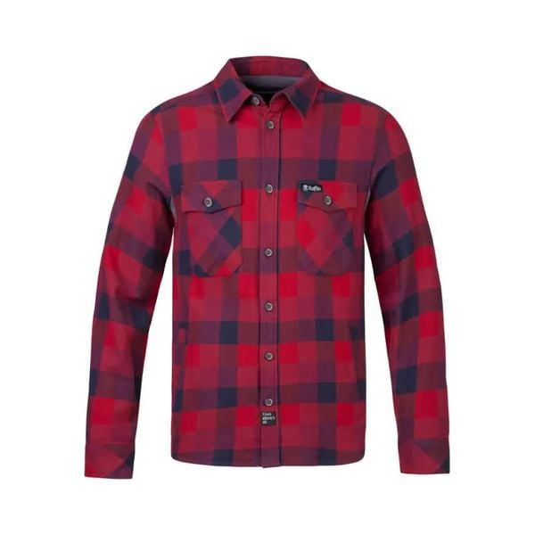 Koszula z długim rękawem Rafiki Virage. Czerwone koszule męskie Rafiki, m, bez wzorów, bez kołnierzyka, bez ramiączek. W wyprzedaży za 388.10 zł.