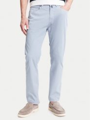 Pierre Cardin Spodnie materiałowe C3 34540.4023 Błękitny Tapered Fit. Niebieskie spodnie materiałowe męskie Pierre Cardin, bez wzorów, z bawełny. Za 399.99 zł.