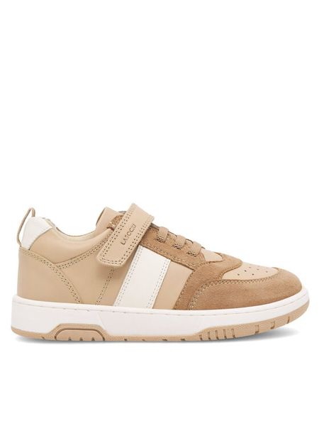 Lasocki Kids Sneakersy Mos CI12-3136-02(III)CH Beżowy. Brązowe buty sportowe dziewczęce Lasocki Kids, bez wzorów, ze skóry, bez zapięcia. Za 129.99 zł.
