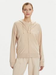 EA7 Emporio Armani Bluza 7W000458 AF13135 U1046 Beżowy Regular Fit. Brązowe bluzy bez kaptura damskie EA7 Emporio Armani, m, z bawełny. Za 409.99 zł.