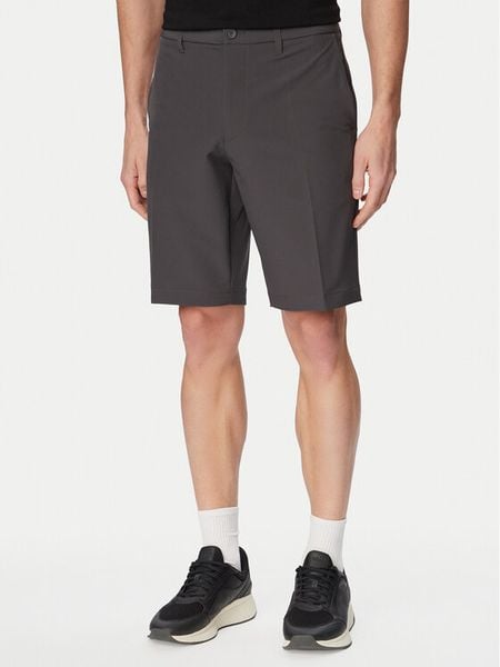 BOSS Szorty materiałowe S Commuter 10.5 Inch 50540337 Zielony ciemny Slim Fit. Zielone szorty męskie Boss, z materiału, bez kołnierzyka. Za 549.99 zł.
