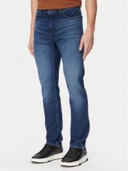 HUGO Jeansy 50556089 Granatowy Slim Fit. Niebieskie jeansy męskie Hugo. Za 449.99 zł.