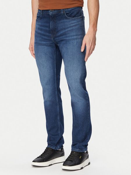 HUGO Jeansy 50556089 Granatowy Slim Fit. Niebieskie jeansy męskie Hugo. Za 449.99 zł.