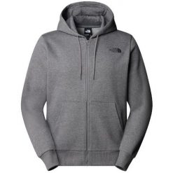 Bluza turystyczna męska The North Face M Simple Dome Full Zip. Szare bluzy bez kaptura męskie The North Face, m. Za 334.00 zł.