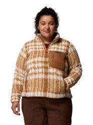 Columbia Bluza polarowa "West Bend" w kolorze karmelowym rozmiar: XL. Brązowe bluzy bez kaptura damskie Columbia, xl, z polaru. Za 144.24 zł.