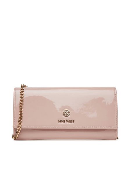 Nine West Torebka NW-W1-013-SS25 Różowy. Czerwone torebki klasyczne damskie Nine West, bez wzorów, z materiału, wizytowe, bez kołnierzyka, bez ramiączek. Za 119.99 zł.