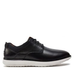Półbuty Josef Seibel. Czarne półbuty męskie Josef Seibel, bez zapięcia. Za 289.99 zł.