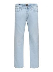 ONLY & SONS Dżinsy - Straight fit - w kolorze błękitnym rozmiar: W33/L34. Niebieskie jeansy męskie Only & Sons. Za 114.95 zł.