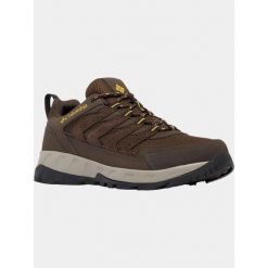 Buty Męskie Columbia Strata Trail Low WP. Brązowe buty trekkingowe męskie Columbia, bez zapięcia, trekkingowe. Za 339.00 zł.