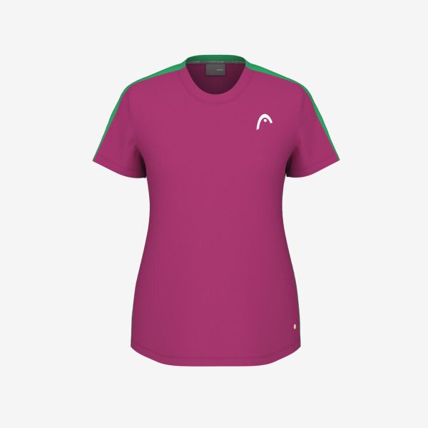 T-Shirt damski TIE-BREAK. Czerwone t-shirty damskie HEAD, m, bez wzorów, z elastanu, bez kołnierzyka. W wyprzedaży za 182.00 zł.