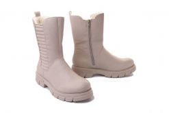 RIEKER Z9175-60 beige, kozaki damskie. Brązowe kozaki damskie Rieker, bez obcasa, na obcasie. Za 369.90 zł.
