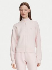 Guess Bluza V2YQ17 K7UW2 Różowy jasny Regular Fit. Czerwone bluzy bez kaptura damskie Guess, l, z wiskozy. Za 364.99 zł.