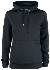 Clique Oakdale Women funkcjonalna bluza z kapturem z poliestru – black. Czarne bluzy sportowe damskie CLIQUE, xl, bez wzorów, z materiału, bez ramiączek, z kapturem. Za 222.26 zł.
