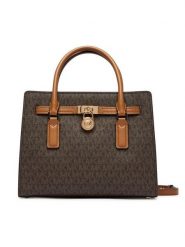 MICHAEL Michael Kors Torebka Hamilton Moderne 30T6GNXS1B Brązowy ciemny. Brązowe torebki klasyczne damskie MICHAEL Michael Kors, bez wzorów, ze skóry, bez dodatków. Za 1,239.00 zł.