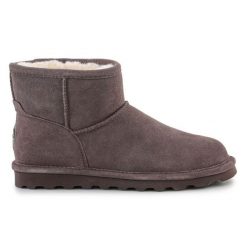 Sniegowce Ocieplane wełną BearPaw Alyssa 2130W-067 szare beżowy. Brązowe śniegowce damskie z gumy. Za 613.11 zł.